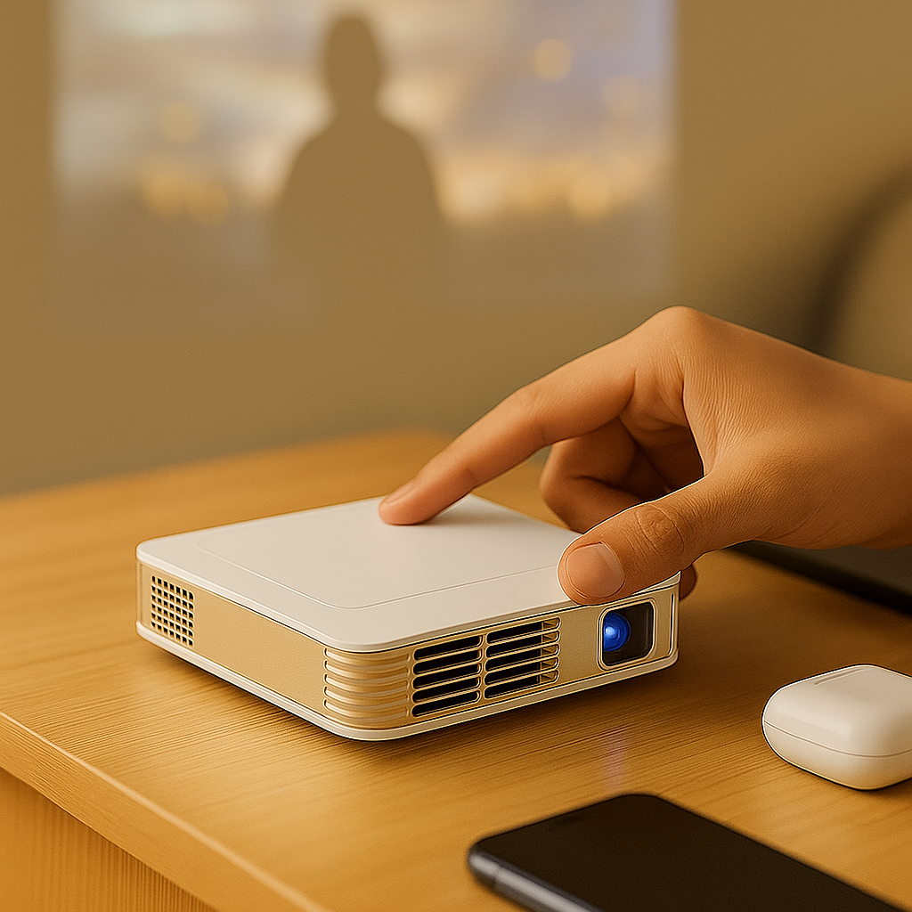 Proyektor Cerdas Rumah & Bisnis Super Short Throw K7x 4k USB-C PD yang INOVATIF