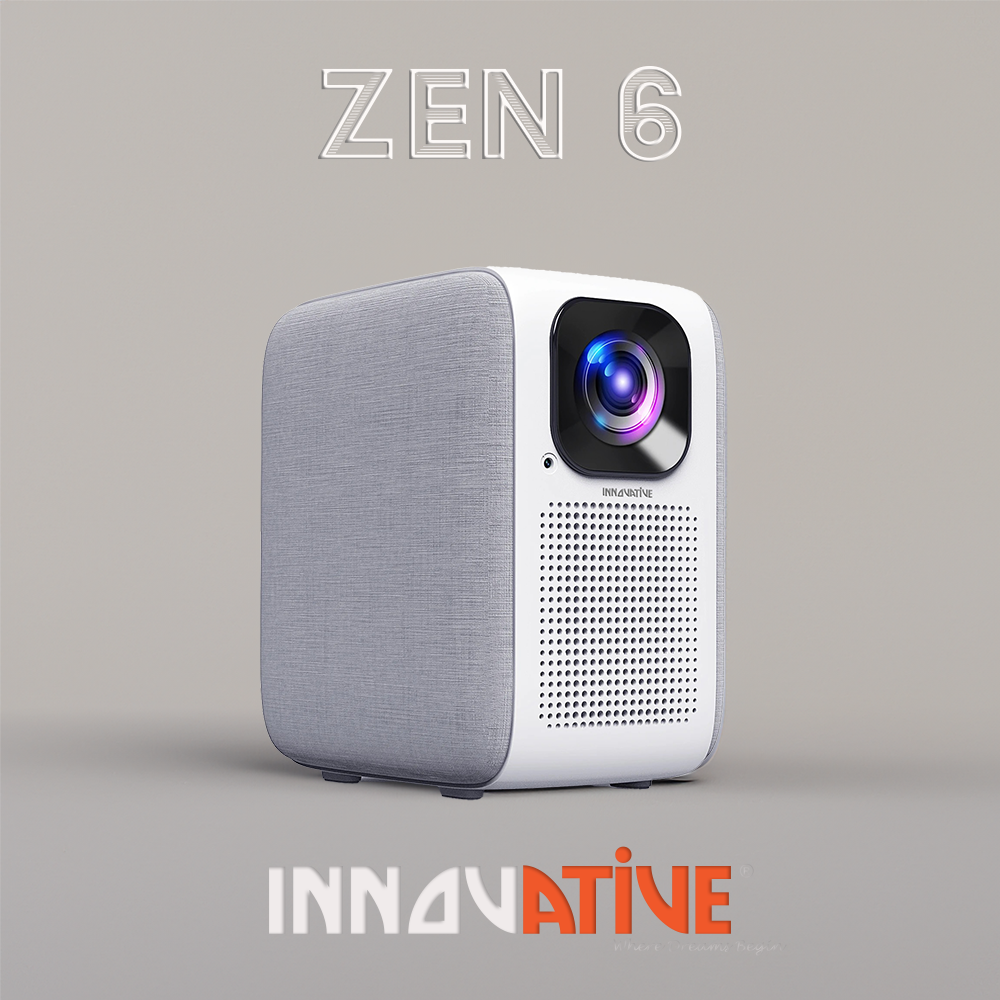ZEN 6 INOVTIF Proyektor Cerdas Rumah & Bisnis Super Short Throw