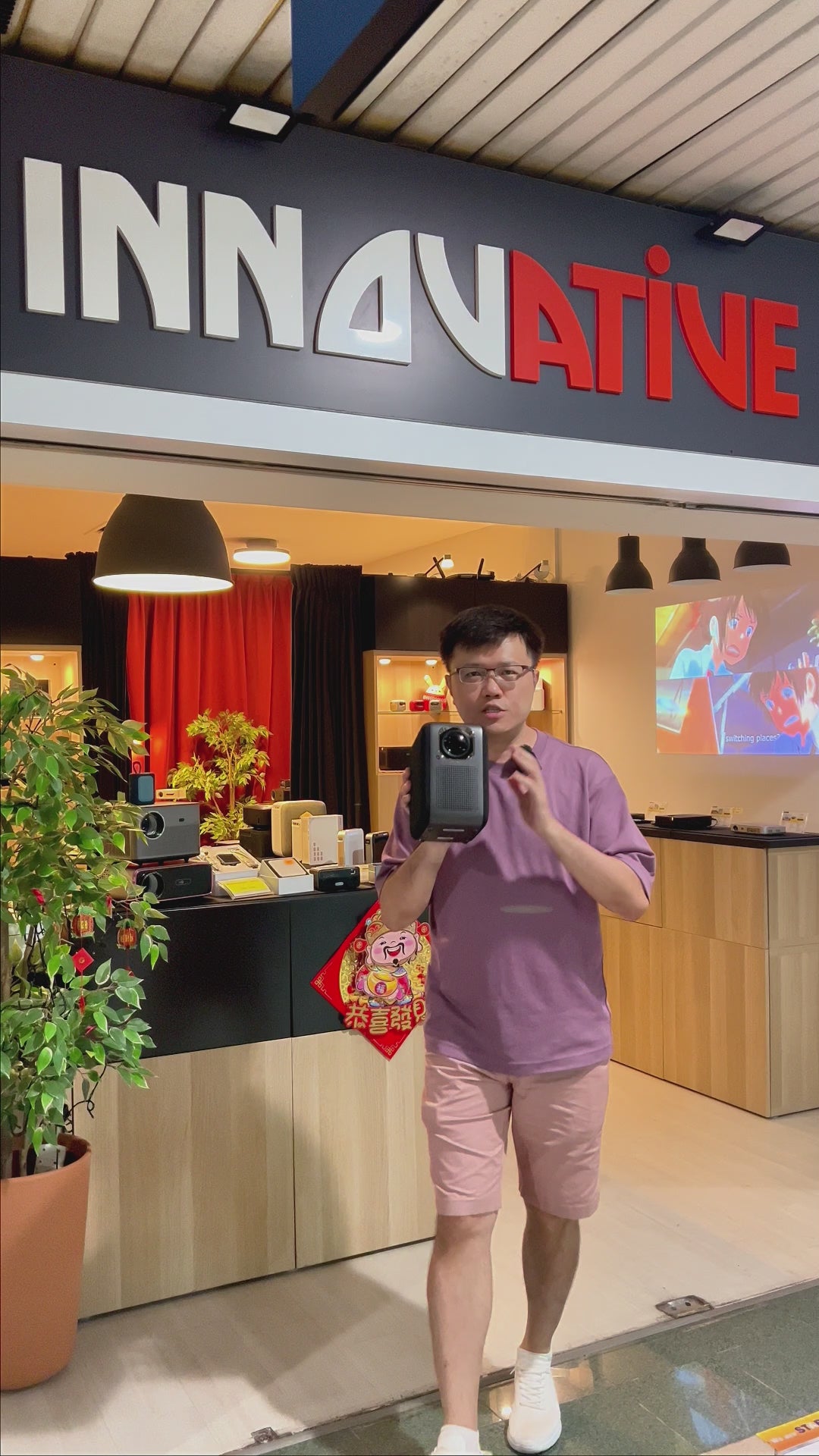 ZEN 6 INOVTIF Proyektor Cerdas Rumah & Bisnis Super Short Throw