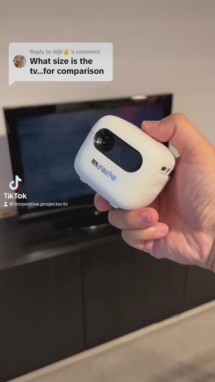Baterai USB-C Cupid INOVATIF Proyektor Cerdas Rumah & Bisnis Super Short Throw