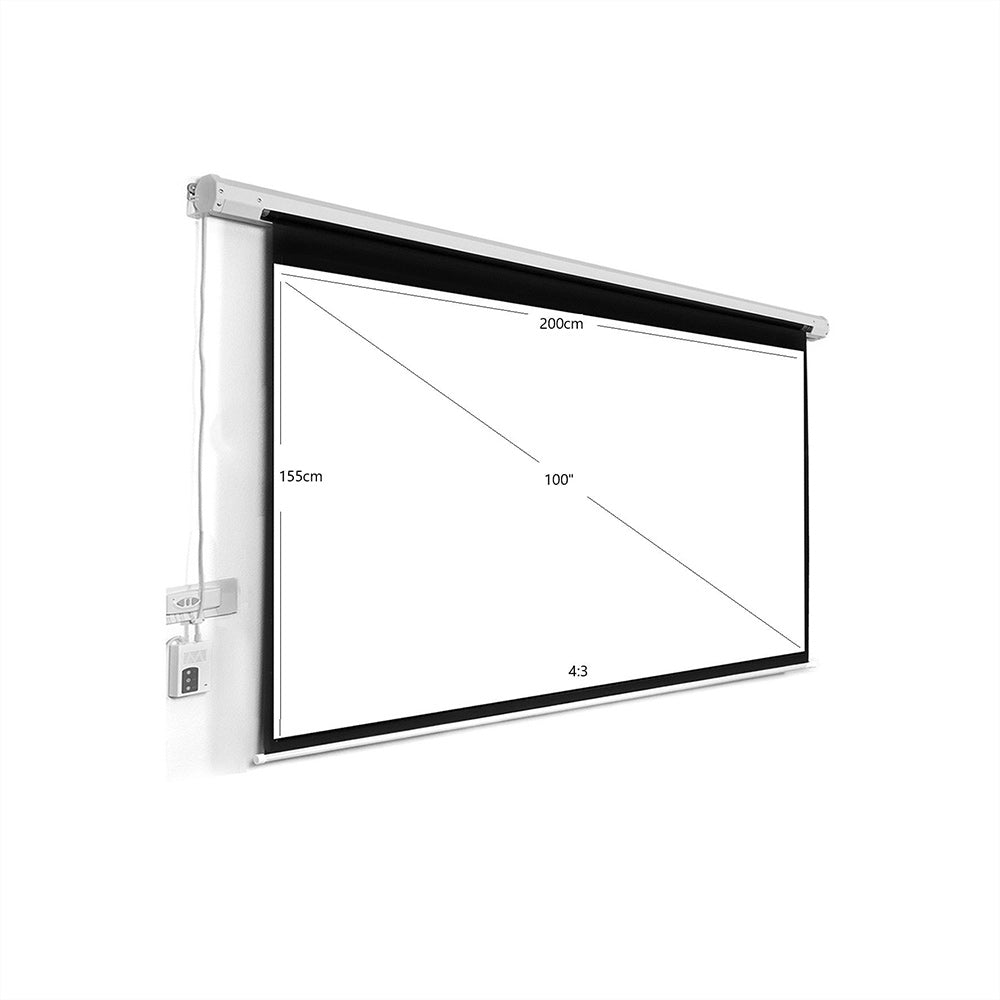 84" / 100" / 120" Motorized Electric Projector Screen