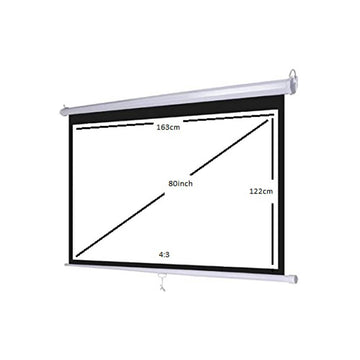 80" / 100" / 120" Manual Pull Down Projector Screen