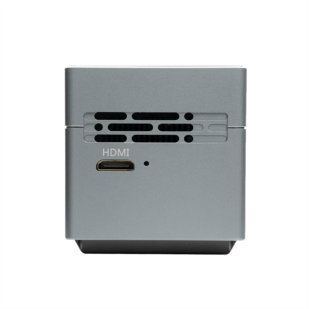 AERGLO Neutrino Smart Projector - HDMI port and vent