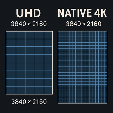 UHD vs Native 4K Projectors: What’s Real 4K and What’s Not?