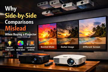 Why Side-by-Side Comparisons Can Mislead You When Buying a Projector