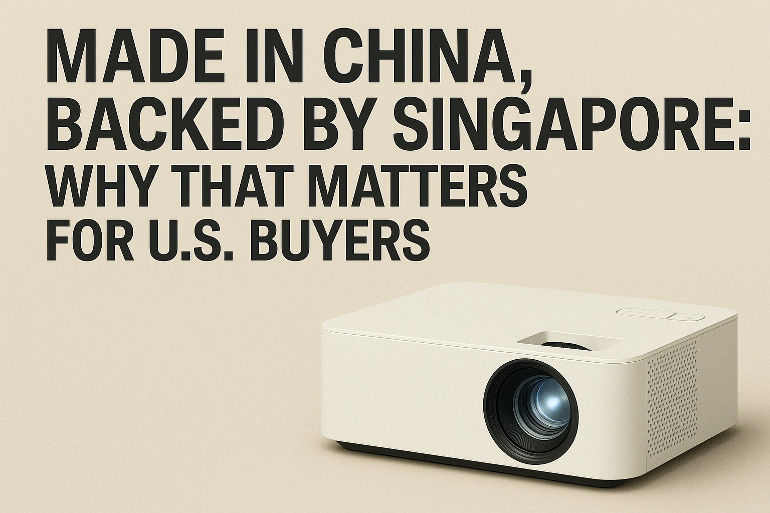 Made in China, Backed by Singapore – Projectors USA