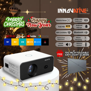 Palm Size INNOVATIVE Mini Ray Premium Home Cinema Short Throw Projector