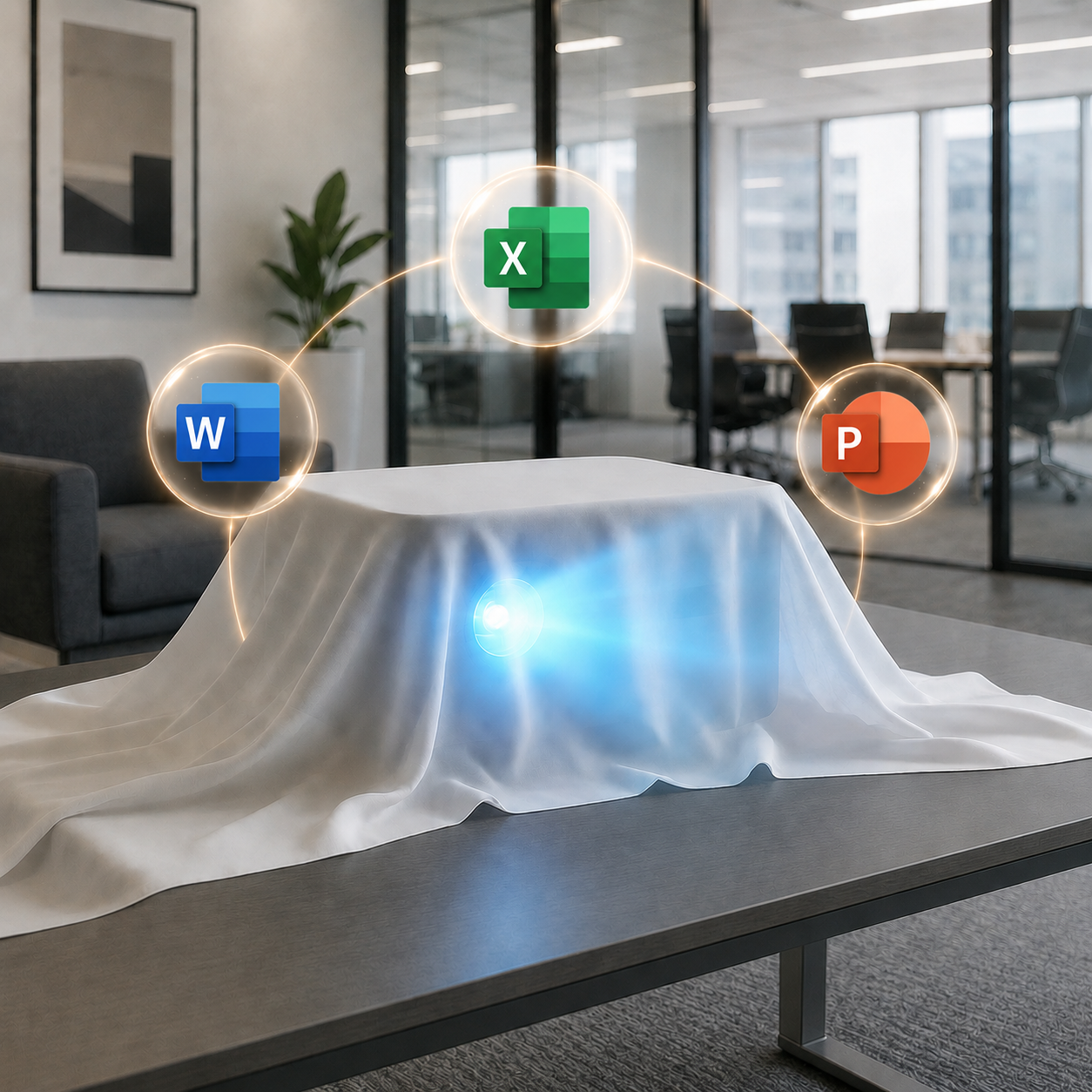 Day Light Business Ceiling Projector with AI Focus & Keystone - Annistyn Nova | INNOVATIVE