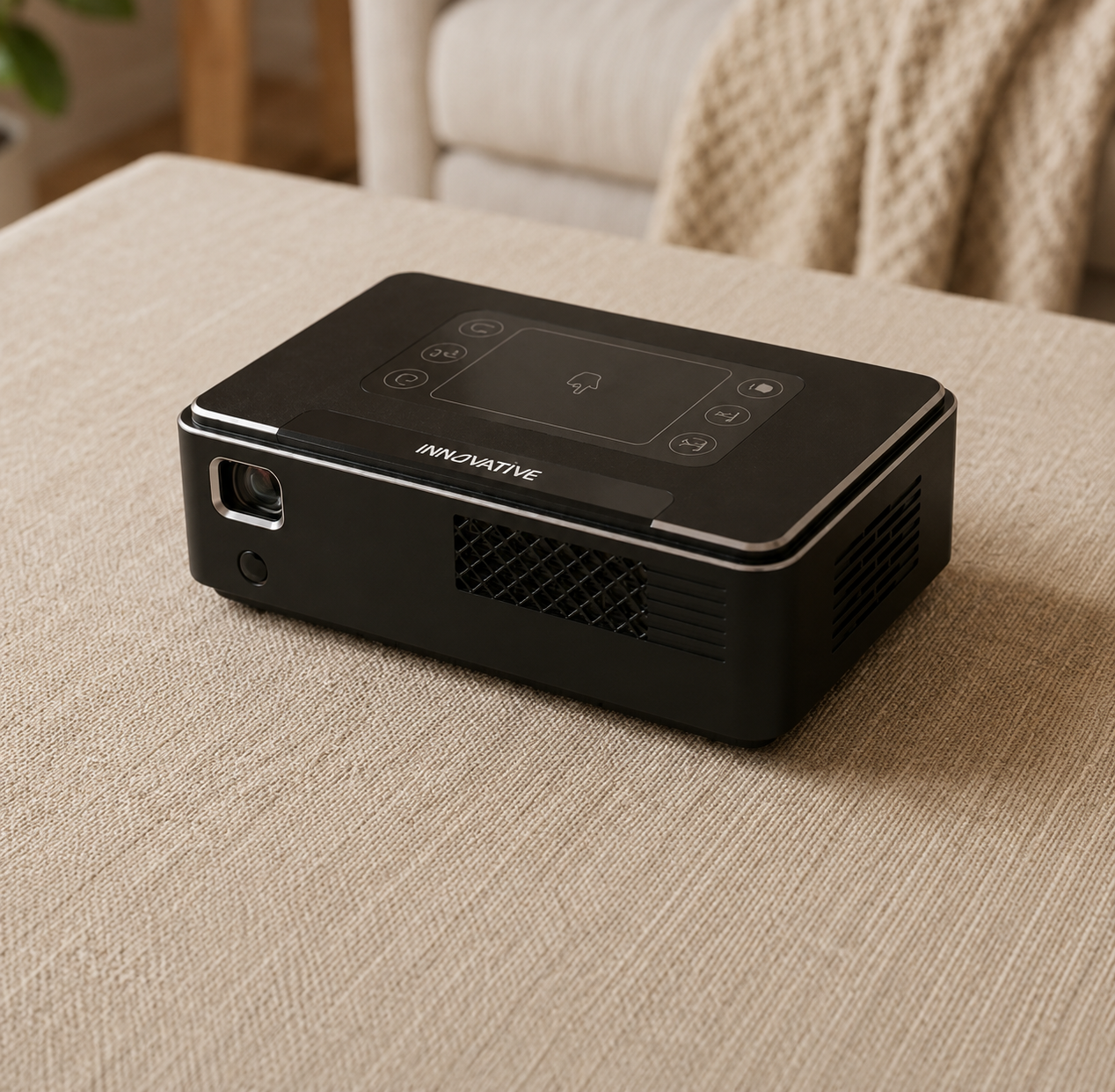 Portable Headboard Smart Projector (2 x USB-C, HDMI) – CROWN | INNOVATIVE