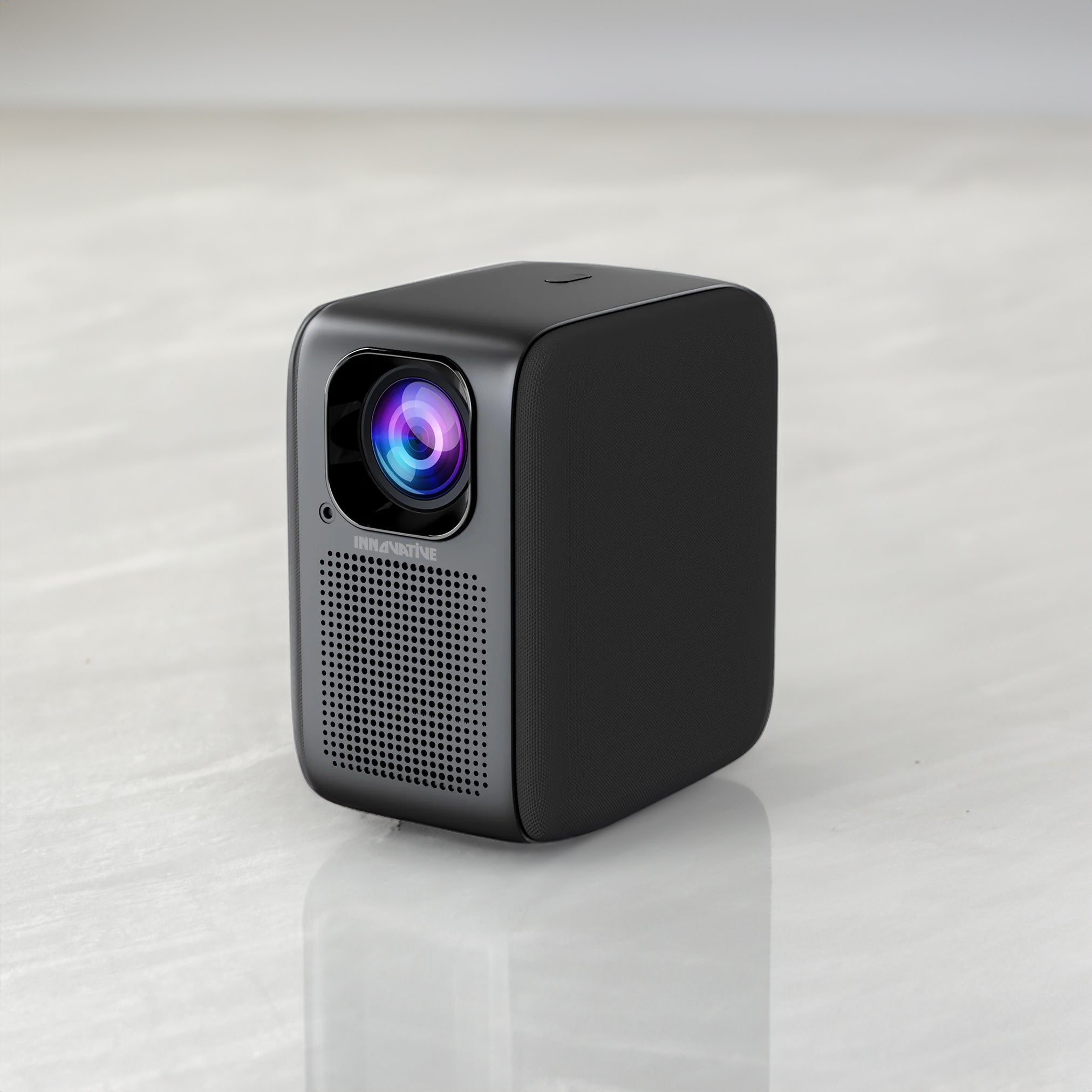 Super Short Throw Home Cinema Projector with High Brightness, inbuilt Netflix, YouTube, Awesome Dual Speakers & Bluetooth Audio -Innovative Zen 6 Smart HD1080P