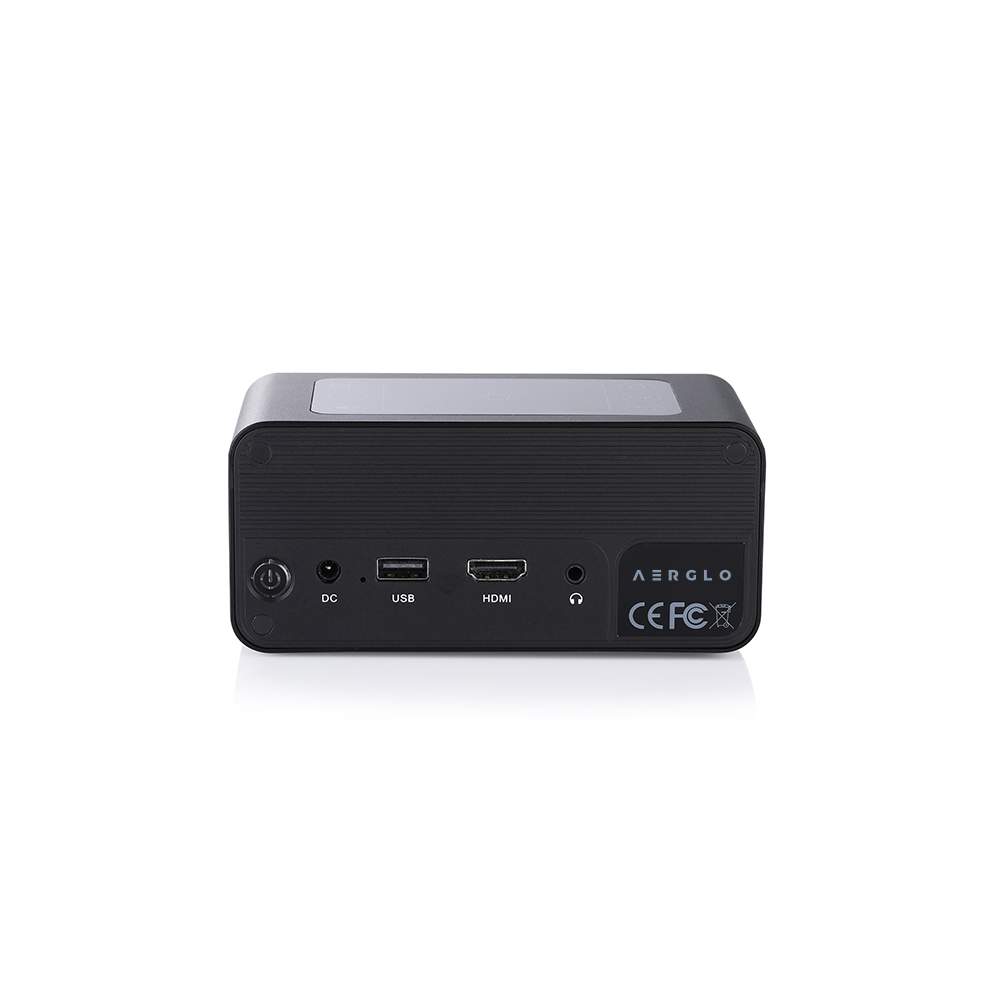 AERGLO Muzro Smart - Back View - Available Ports