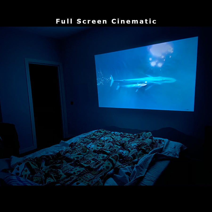 BeamerX II Smart projector full screen cinematic