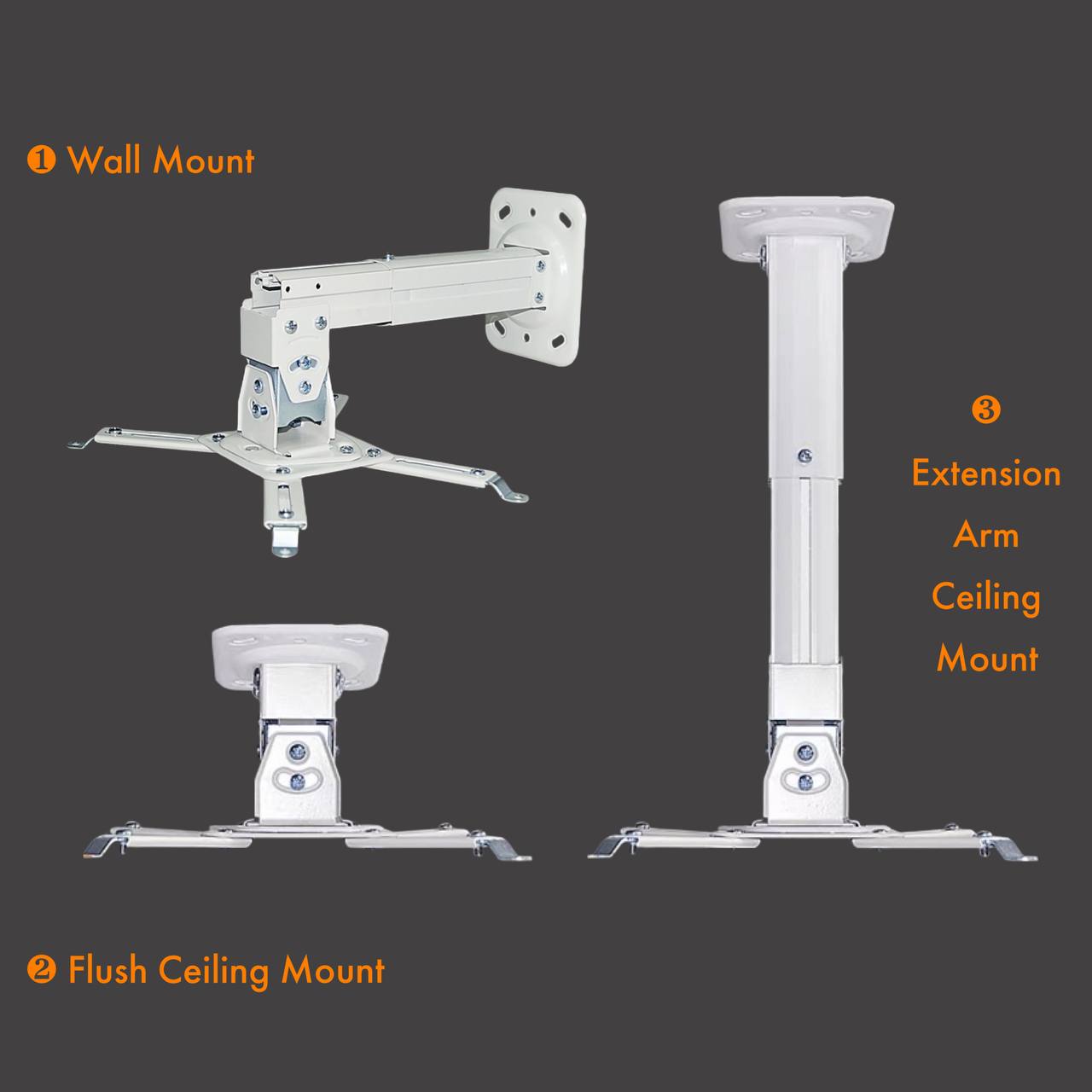 projector-ceiling-mount-brackets-from-3-ways-setup-descriptions