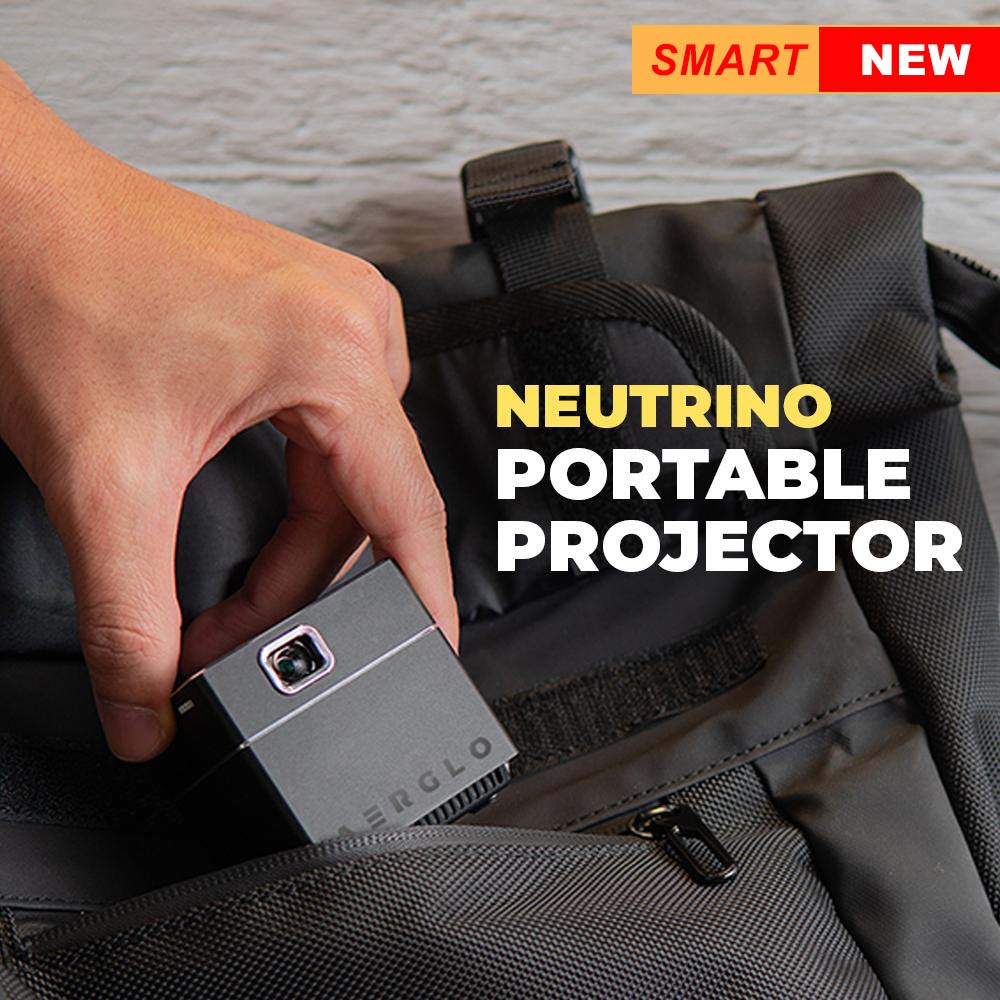 innovative aerglo neutrino portable projector