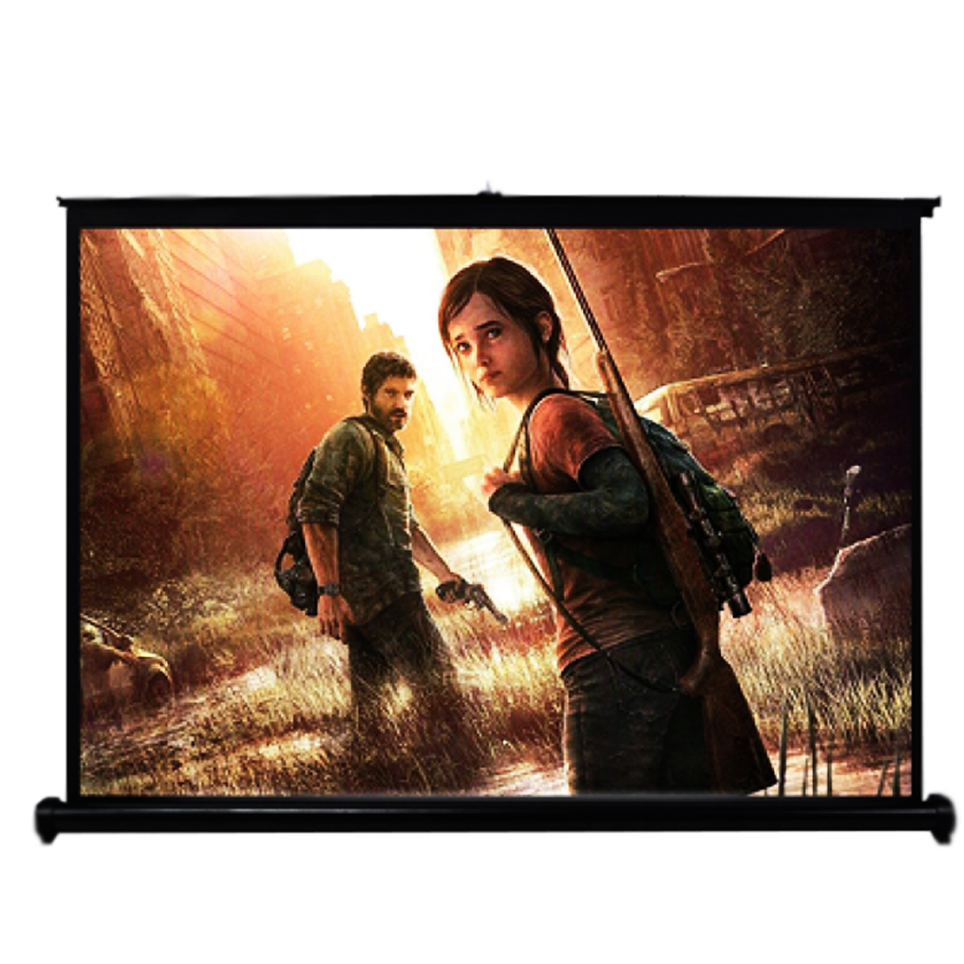 Tabletop Portable Projector Screen, 40" & 50" for Floor and Table